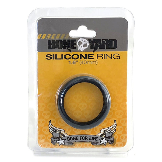 Boneyard Silicone Ring 40mm Black