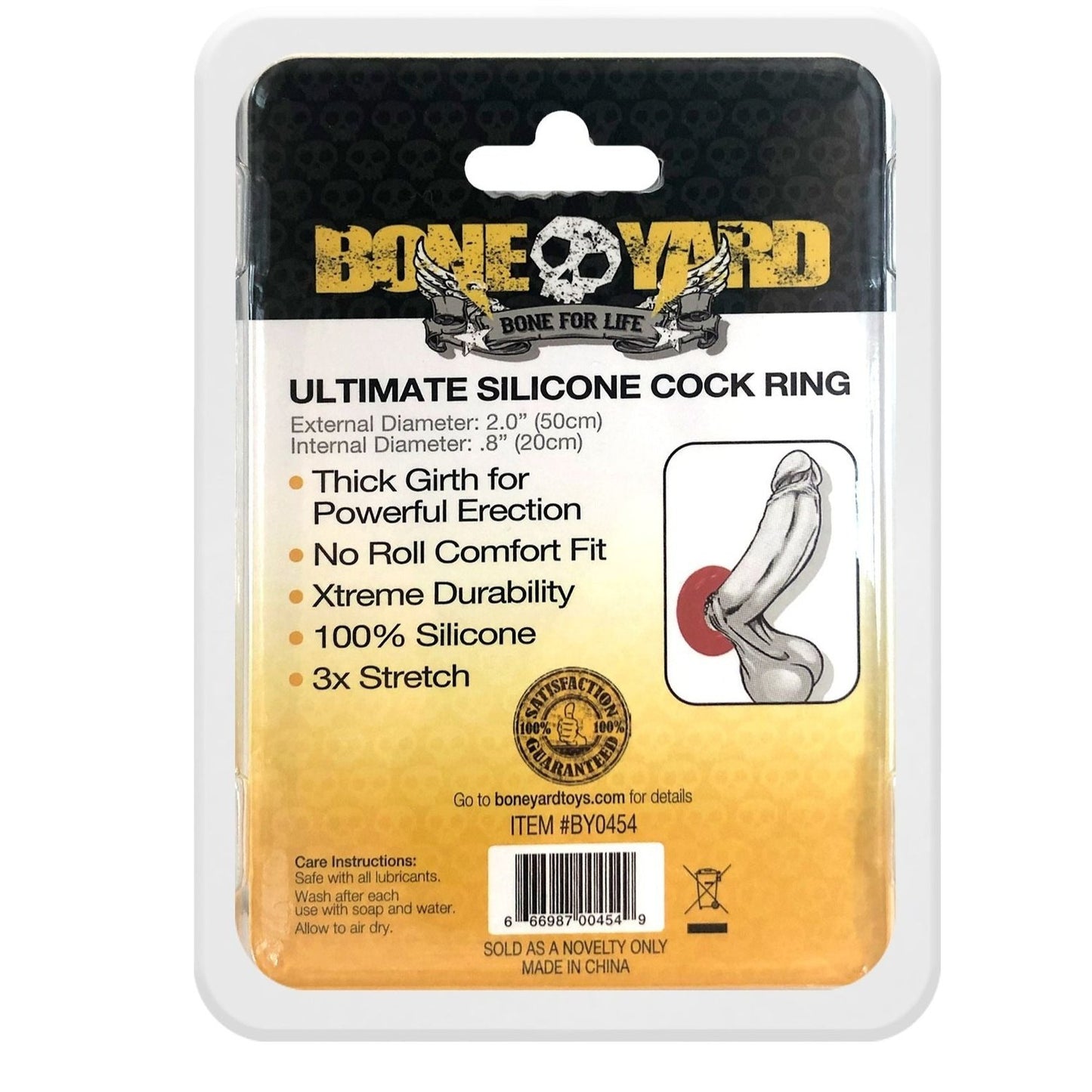 Ultimate Silicone Cock Ring Red