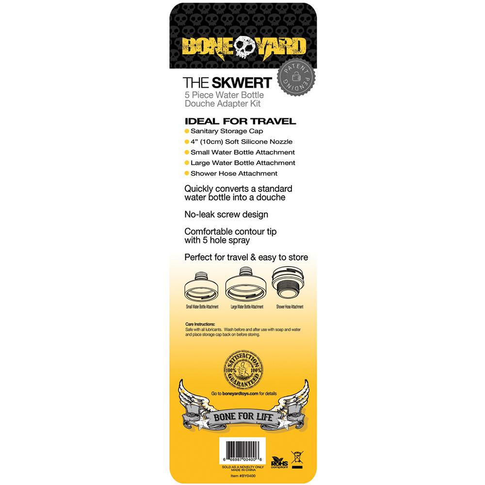 Boneyard Skwert 5 Piece Water Bottle Enema