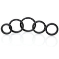 Boneyard Silicone Ring 5 Pcs Kit Black