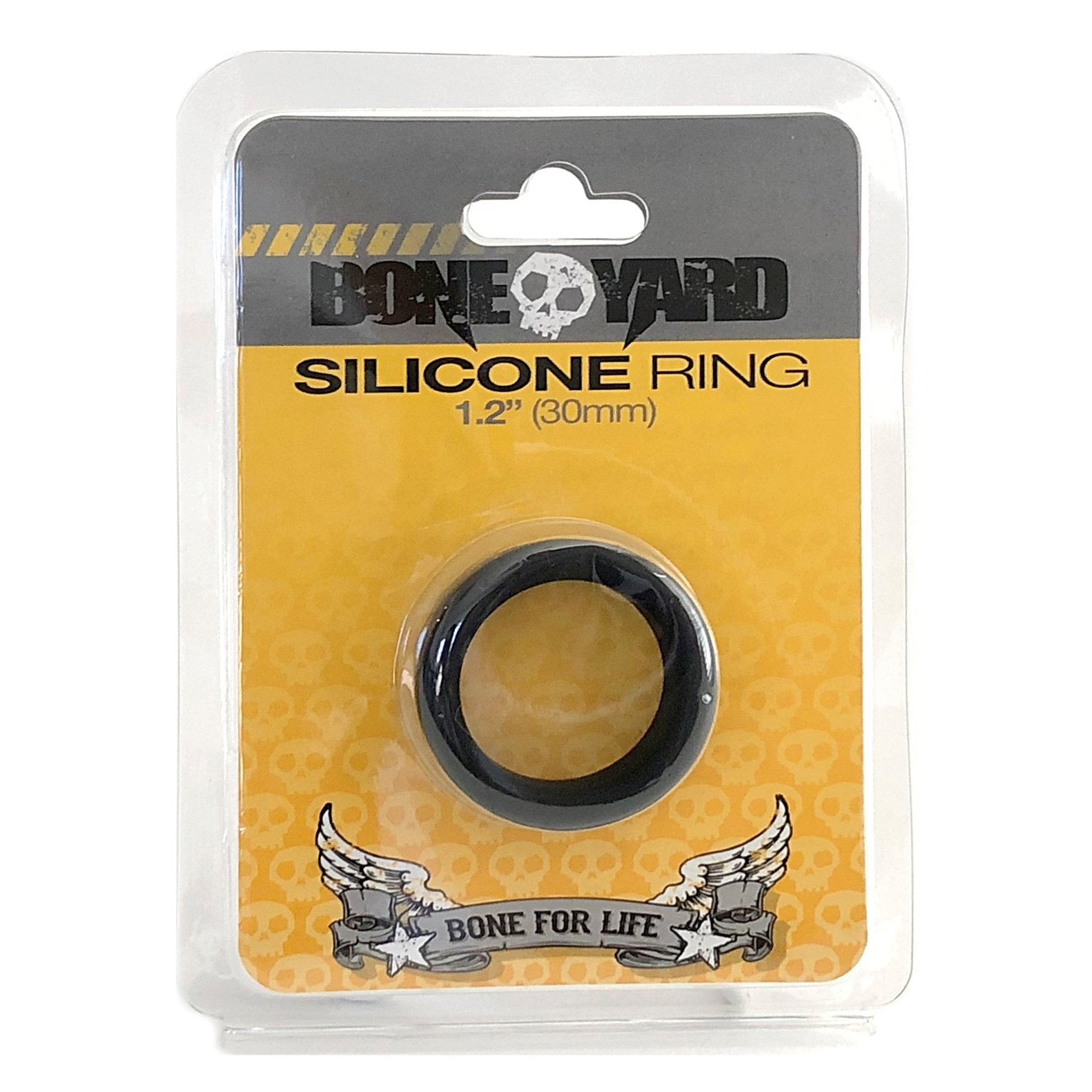 Boneyard Silicone Ring 30mm Black