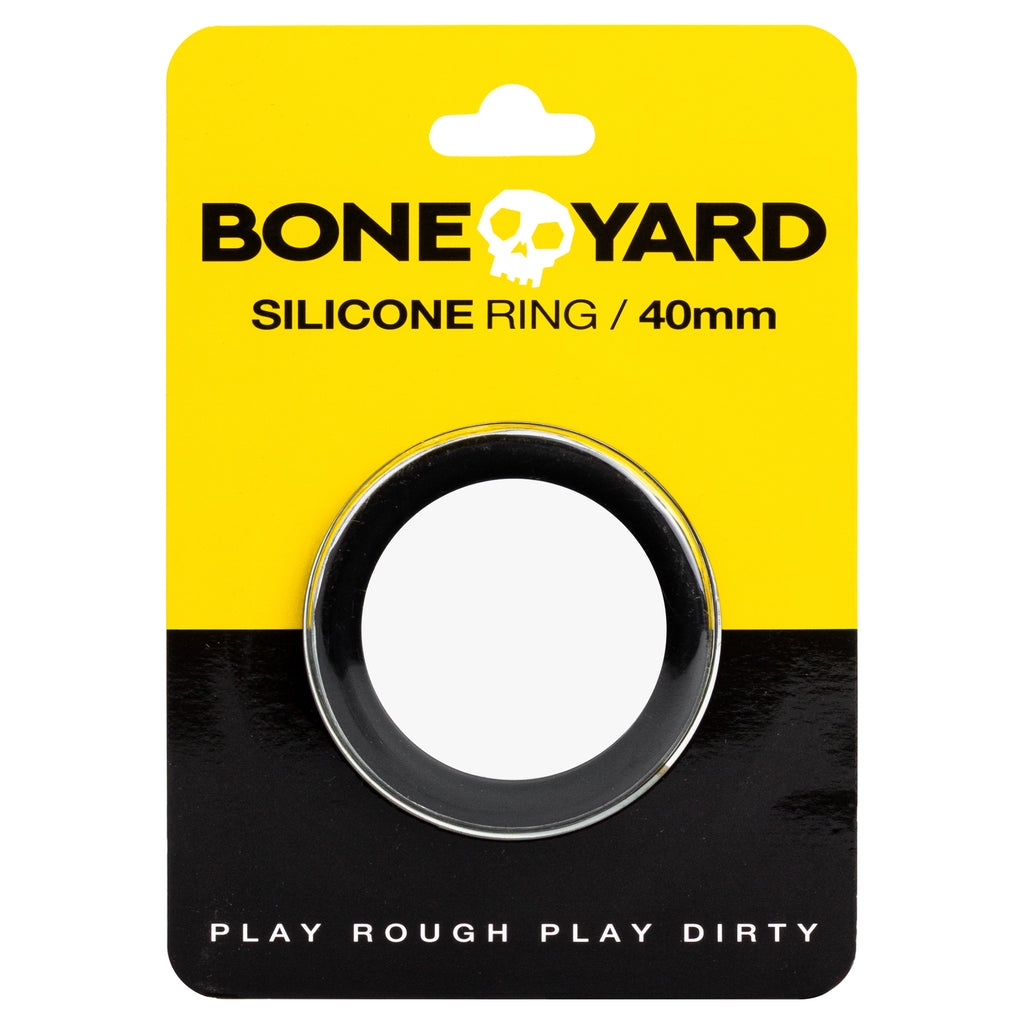 Boneyard Silicone Ring 40mm Black