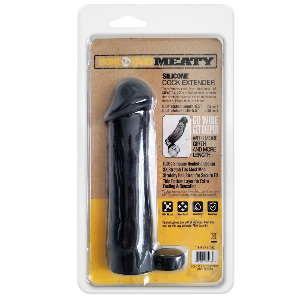 Meaty Cock Extender Black