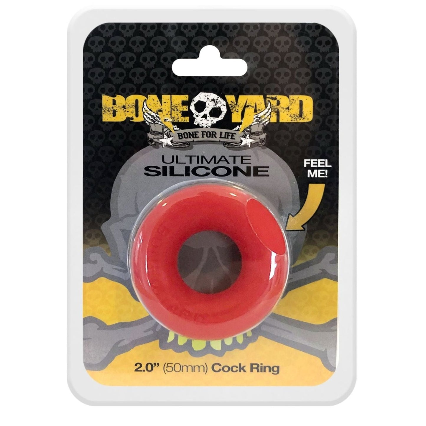 Ultimate Silicone Cock Ring Red