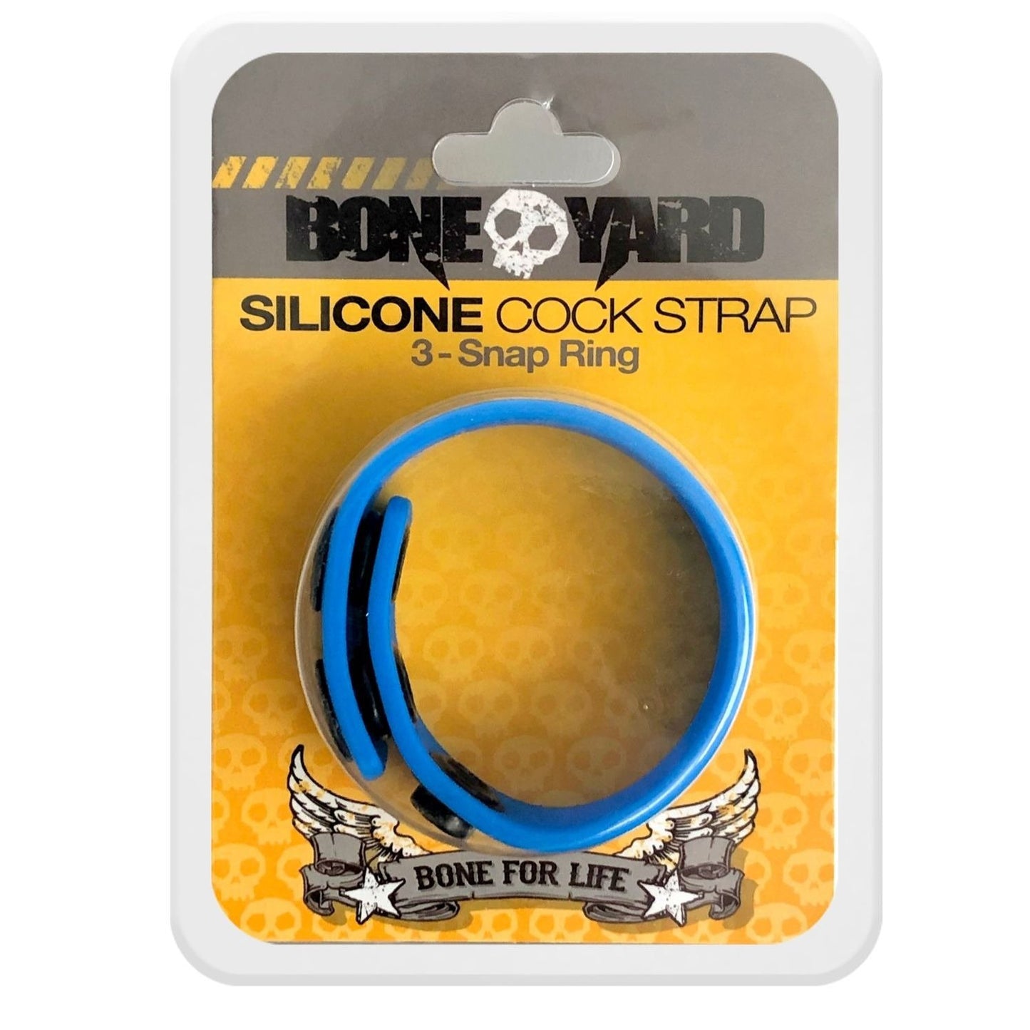Boneyard - Silicone Cock Strap - Blue