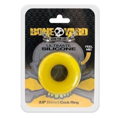 Boneyard  - Ultimate Silicone Cock Ring - Yellow