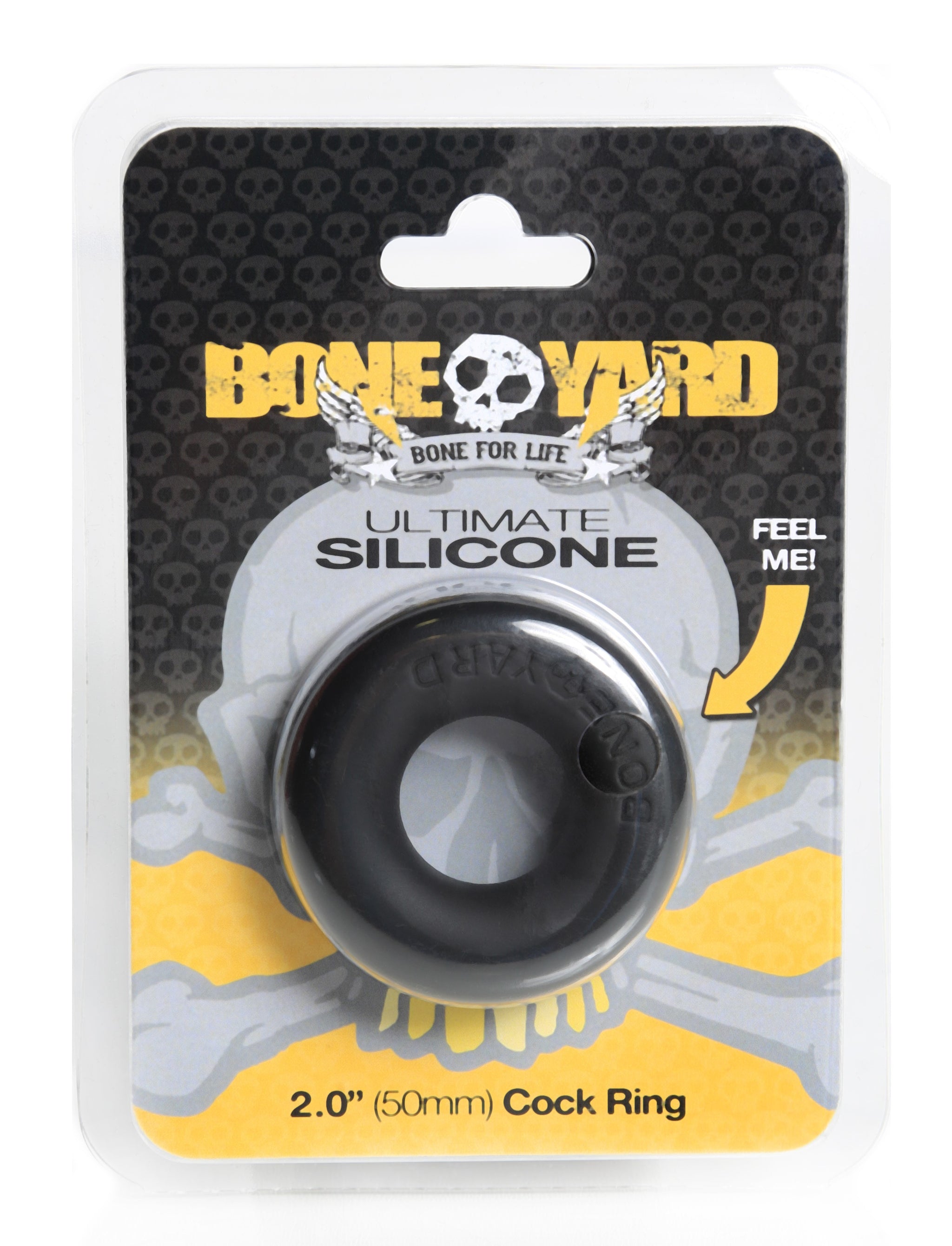 Boneyard Ultimate Silicone Cock Ring Black Boneyard Toys