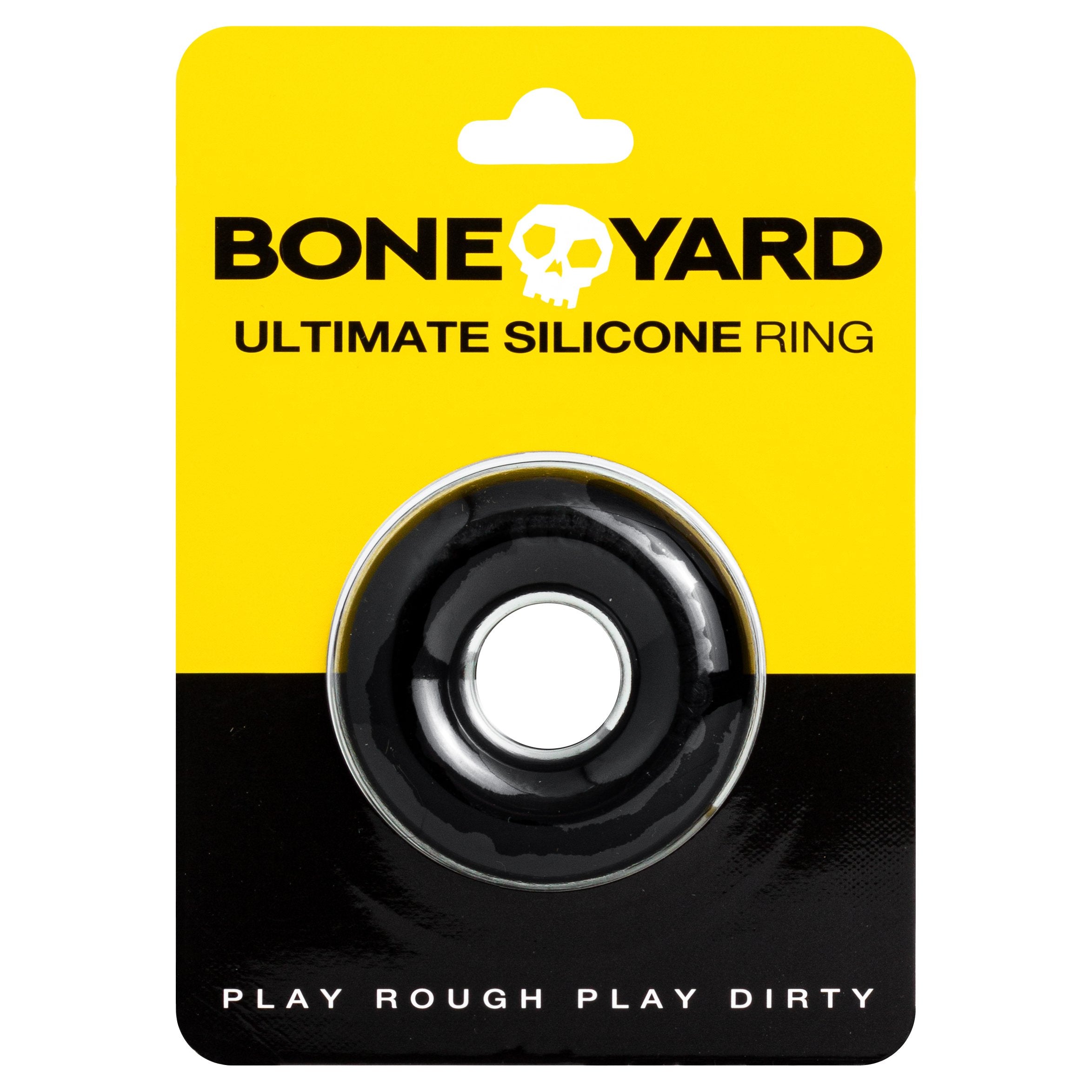 Boneyard - Ultimate Silicone Cock Ring Black