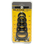 Boneyard Silicone Ring 5 Pcs Kit Black